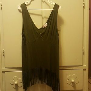 Fringe tank top